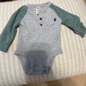 Carters waffle bodysuit